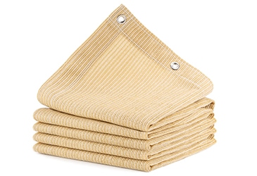 Sun Shade Cloth, 6’ x 12’, Heat Resistant HDPE Material